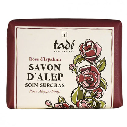 Savon d'Alep surgras 100g | Rose d'Ispahan